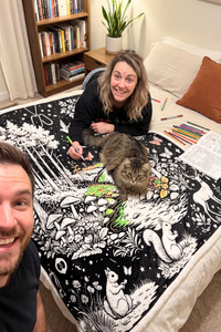 DIY Coloring Blanket